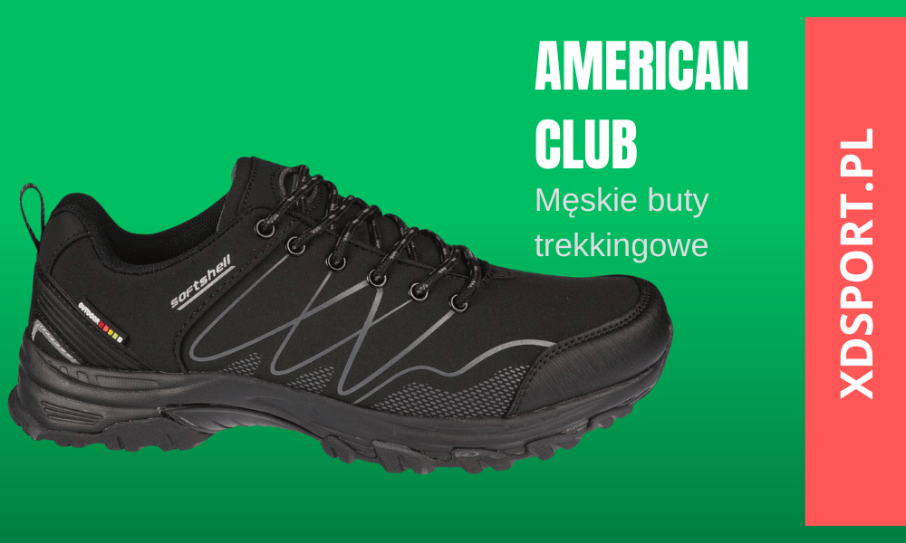 Męskie buty trekkingowe American Club MWT249BL o nowoczesnym designie
