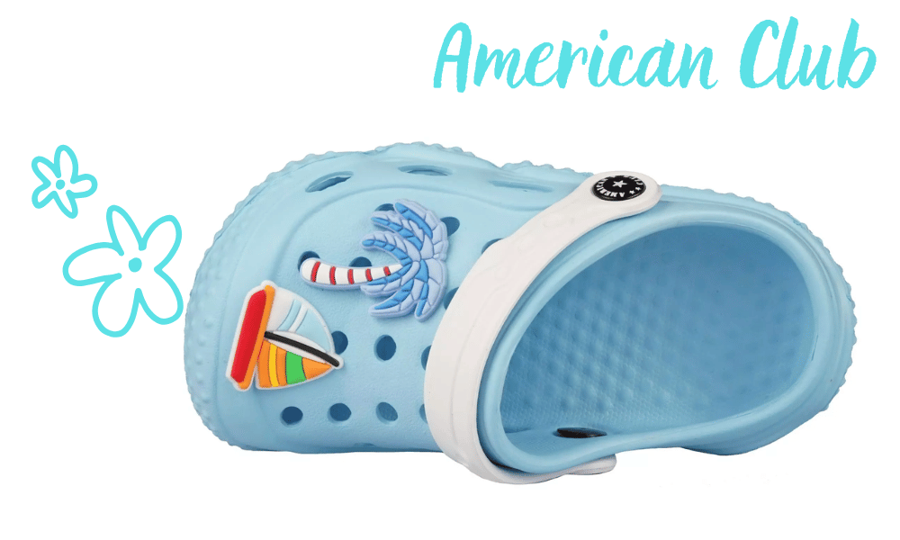 Klapki basenowe American Club NH-130/24 niebieskie