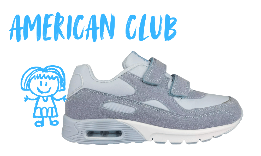 American Club BES-79BU – sneakersy dziecięce niebieskie