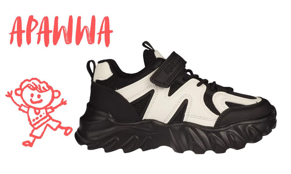 Apawwa CG666BL – sneakersy dziecięce czarne