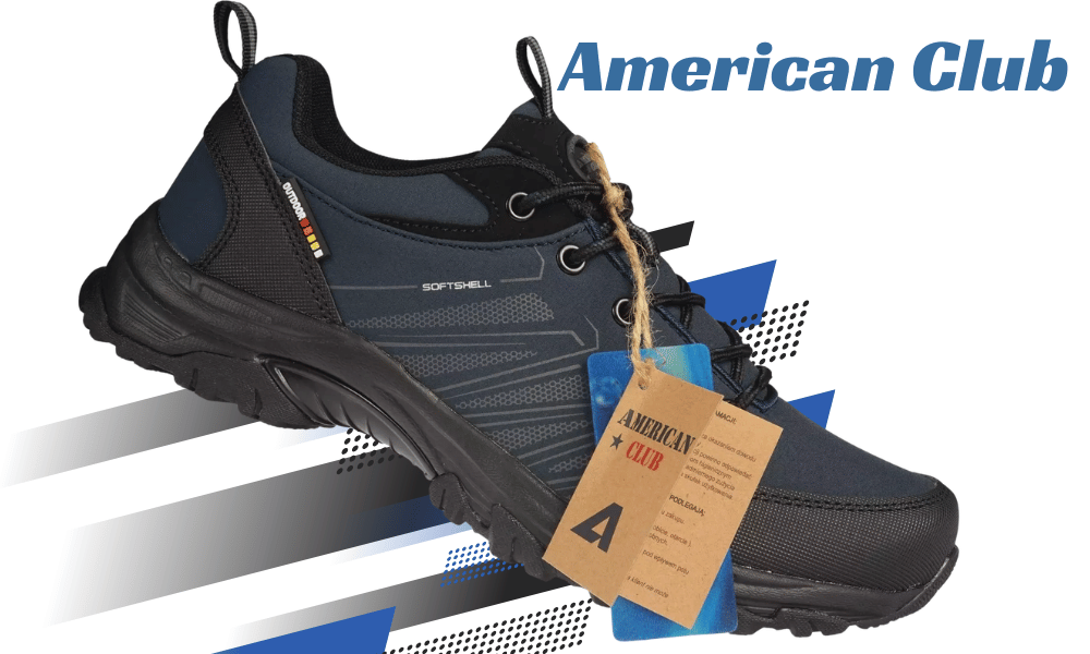 Buty trekkingowe American Club z softshellu dostępne w XDsport