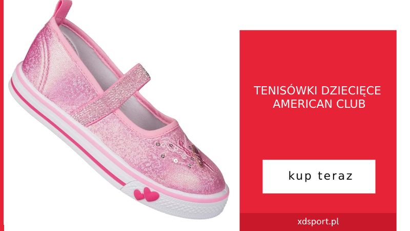 Tenisówki dziecięce American Club slip-on