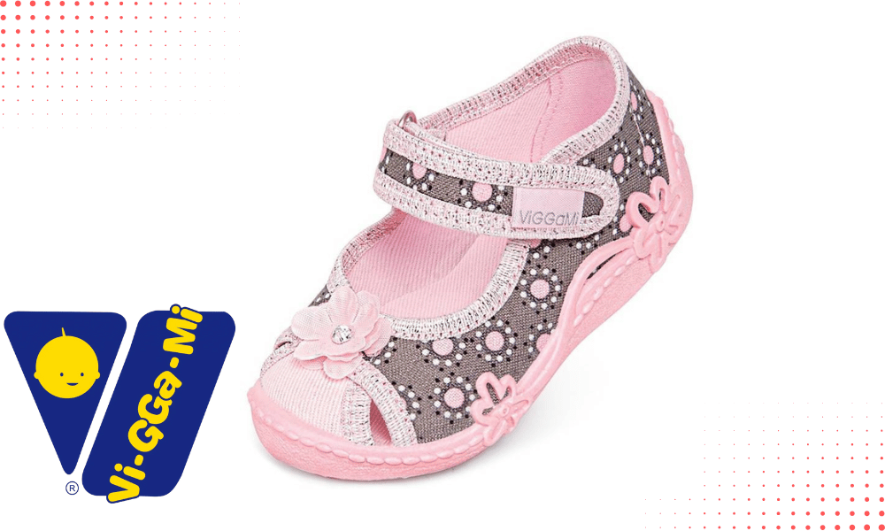 Para kolorowych, ergonomicznych butów dziecięcych marki Viggami.