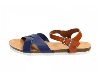 Młodzieżowe sandały American Club 122631 granatowe