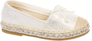 Espadryle dziecięce American Club CGC-20WH białe