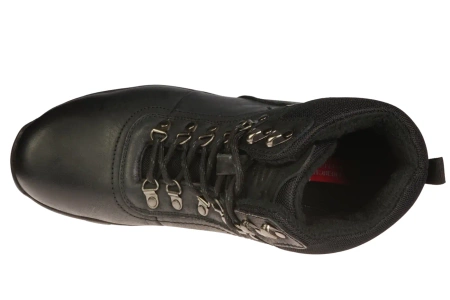 Zimowe buty męskie skórzane American Club MCY72/22BL czarne