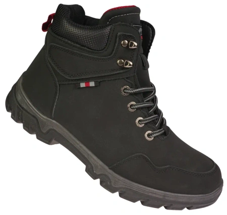 Damskie obuwie zimowe marki Le Scarpe DA5970-1BL czarne