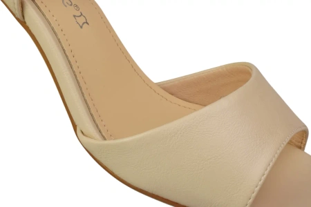 Eleganckie sandały damskie Sergio Leone DSK861CI beżowy