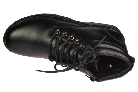 Męskie trapery zimowe ocieplane obuwie zimowe Le Scarpe MA8131-1BL czarne