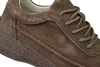 Skórzane buty sportowe damskie Sergio Leone DSP013FCH czekoladowe