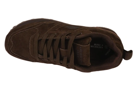 Młodzieżowe buty sportowe American Club DFH102BR brązowe