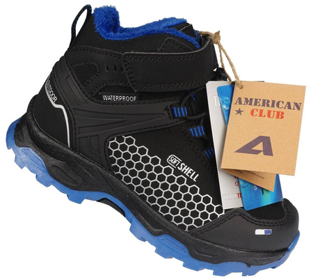 Dziecięce zimowe buty American Club HL-29BLRO