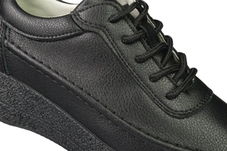 Skórzane buty sportowe damskie Sergio Leone DSP013FCZ czarne