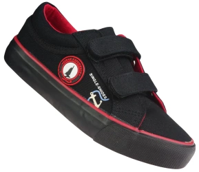 Tenisówki dziecięce na rzepy Clibee B-289BLRE czarne