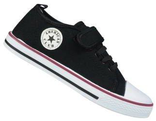 Tenisówki dziecięce trampki dziecięce American Club CTEN158BL