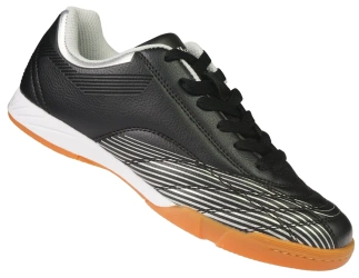 Halówki męskie czarno szare obuwie halowe Atletico M7336-2420BLSI