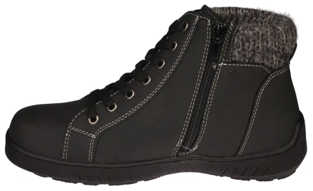 Damskie obuwie zimowe buty damskie Skotnicki DB-3-1342BL czarne