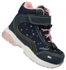 Dziecięce buty zimowe American Club z podeszwą LED BRL131/23 granatowe