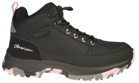Damskie trapery zimowe damskie buty zimowe American Club DAA52BL czarne