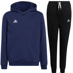 Dres dziecięcy Adidas Entrada 22 komplet granatowy + czarny