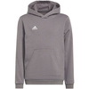 Dres dziecięcy Adidas Entrada 22 komplet szary + czarny