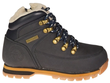 Zimowe buty dziecięce American Club trapery dziecięce BK152619NA granatowe