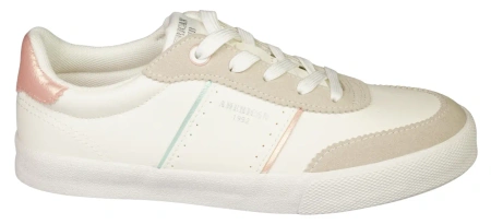 Damskie buty sportowe American Club DFH92WH białe