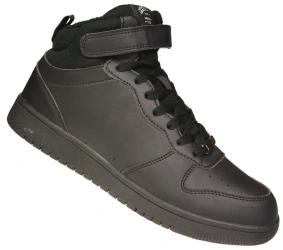 Młodzieżowe sportowe buty przejściowe American Club z ekoskóry DES102BL