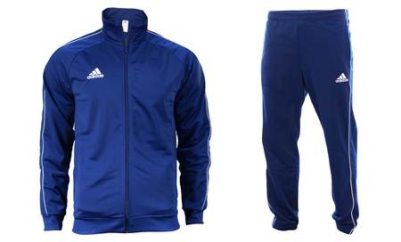 Dres Adidas Core 18 spodnie + bluza GR/GR