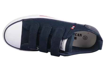 Tenisówki młodzieżowe American Club granatowe DLH-118NA 