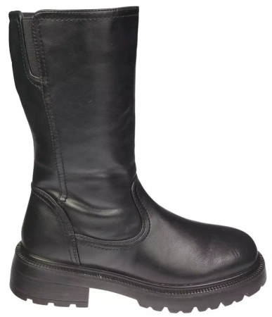 Damskie obuwie zimowe buty damskie Skotnicki DB-3/203BL czarne