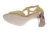 Eleganckie sandały damskie Sergio Leone DSK865ZOMI musztardowe