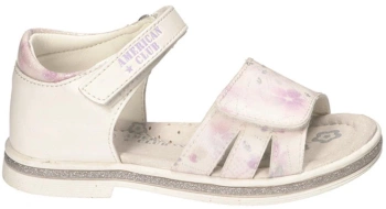 Dziecięce sandały American Club BXD-88WHPU białe