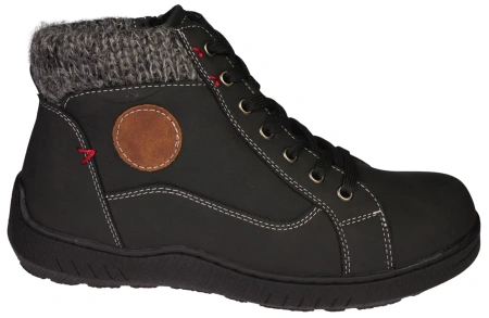 Damskie obuwie zimowe buty damskie Skotnicki DB-3-1342BL czarne