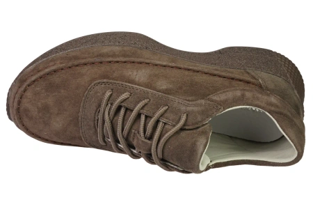 Skórzane buty sportowe damskie Sergio Leone DSP013FCH czekoladowe