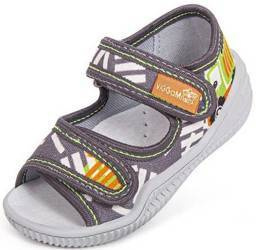 Tenisówki dziecięce Viggami IGNAŚ szare kapcie chłopięce sandałki