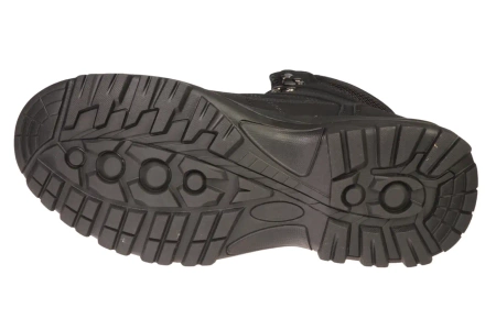 Zimowe skórzane buty męskie American Club MCY58BL czarne