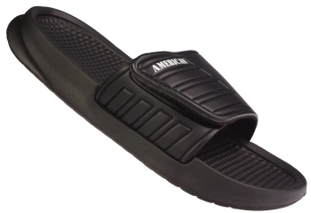 Młodzieżowe klapki basenowe American Club DNH-128BL czarne