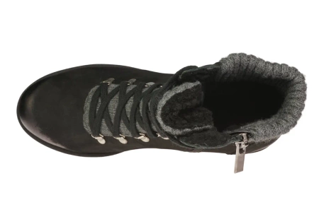 Buty zimowe damskie Bratbut-Natalii D292CZNU czarne