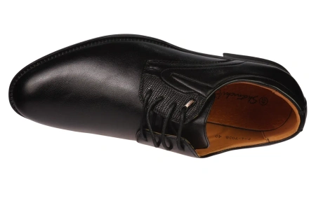 Męskie półbuty eleganckie Skotnicki MP-4-7038BL czarne