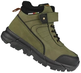 Dziecięce buty zimowe American Club CXD142/24KH khaki