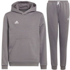 Dres dziecięcy Adidas Entrada 22 komplet szary