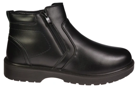 Męskie ocieplane obuwie zimowe Le Scarpe MA8132-1BL czarne