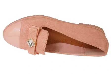 Eleganckie mokasyny damskie Purlina DGE7879-3PI różowe