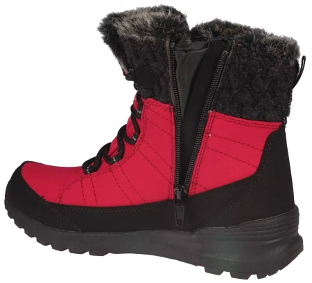 Buty zimowe damskie śniegowce American Club DSN-44RE czerwone buty zimowe