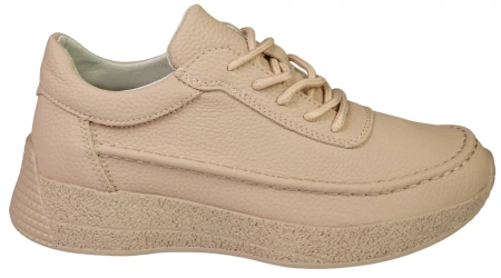 Skórzane buty sportowe damskie Sergio Leone DSP013FRO różowe