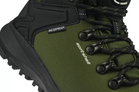 Zimowe buty męskie śniegowce męskie American Club NHL142/24KH zielone