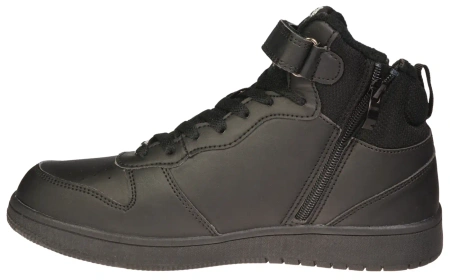 Młodzieżowe sportowe buty przejściowe American Club z ekoskóry DES102BL