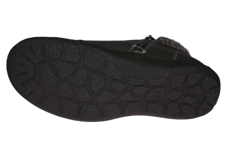 Damskie obuwie zimowe buty damskie Skotnicki DB-3-1342BL czarne
