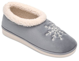 Damskie pantofle tekstylne firmy Meteor D-084